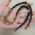Mens Turquoise Gemstone Necklace - Bohemian Jewelry for a Cool Stylish Look - Buzzastore