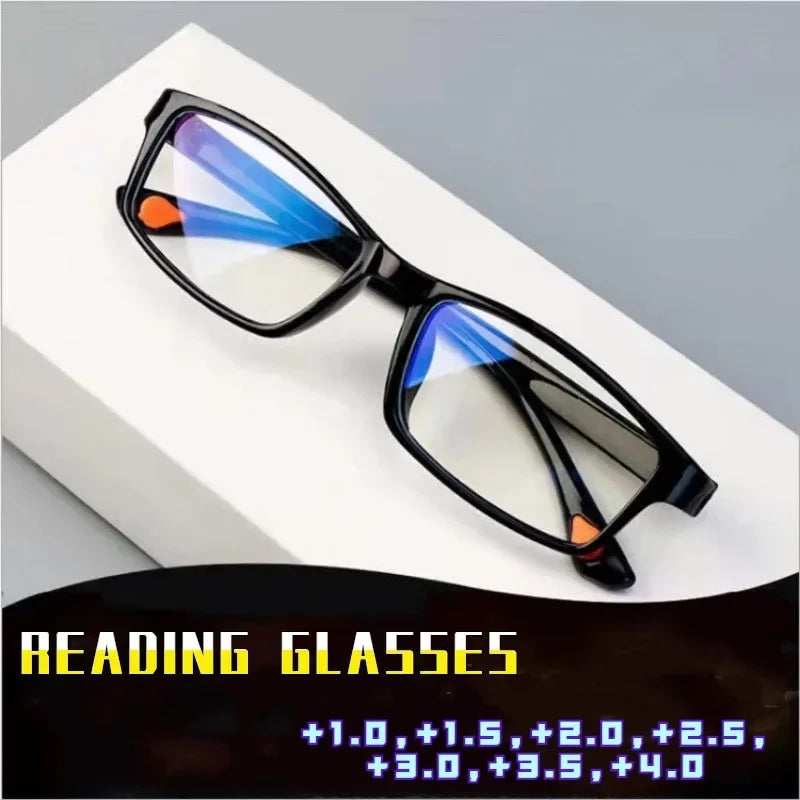 Lightweight Anti-Blue Light Reading Glasses 10 to 40 for Eye Comfort - Buzzastore