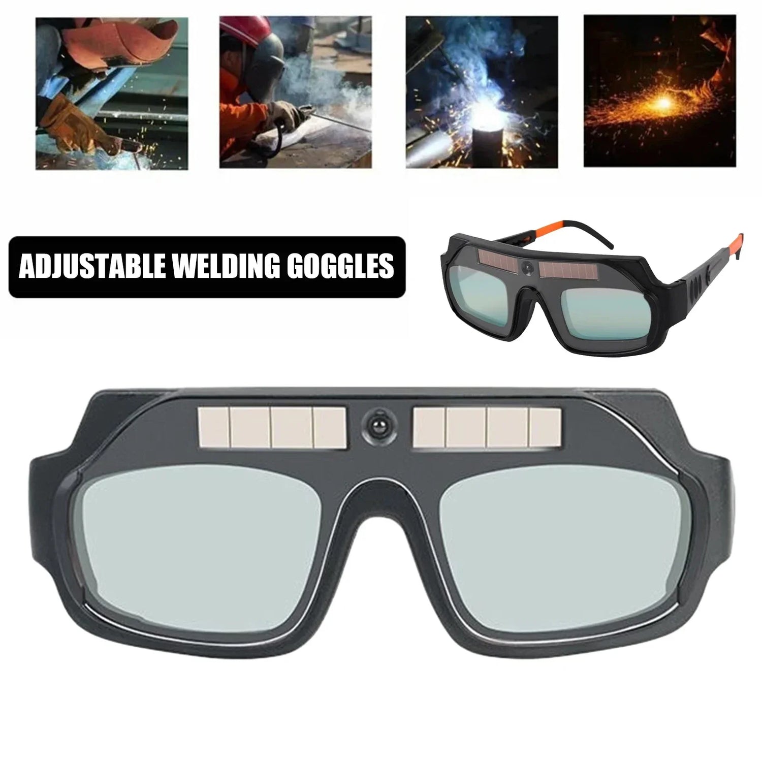 Auto Darkening Welding Goggles - UV-Resistant Solar Viewing Glasses with True Color Protection - Buzzastore