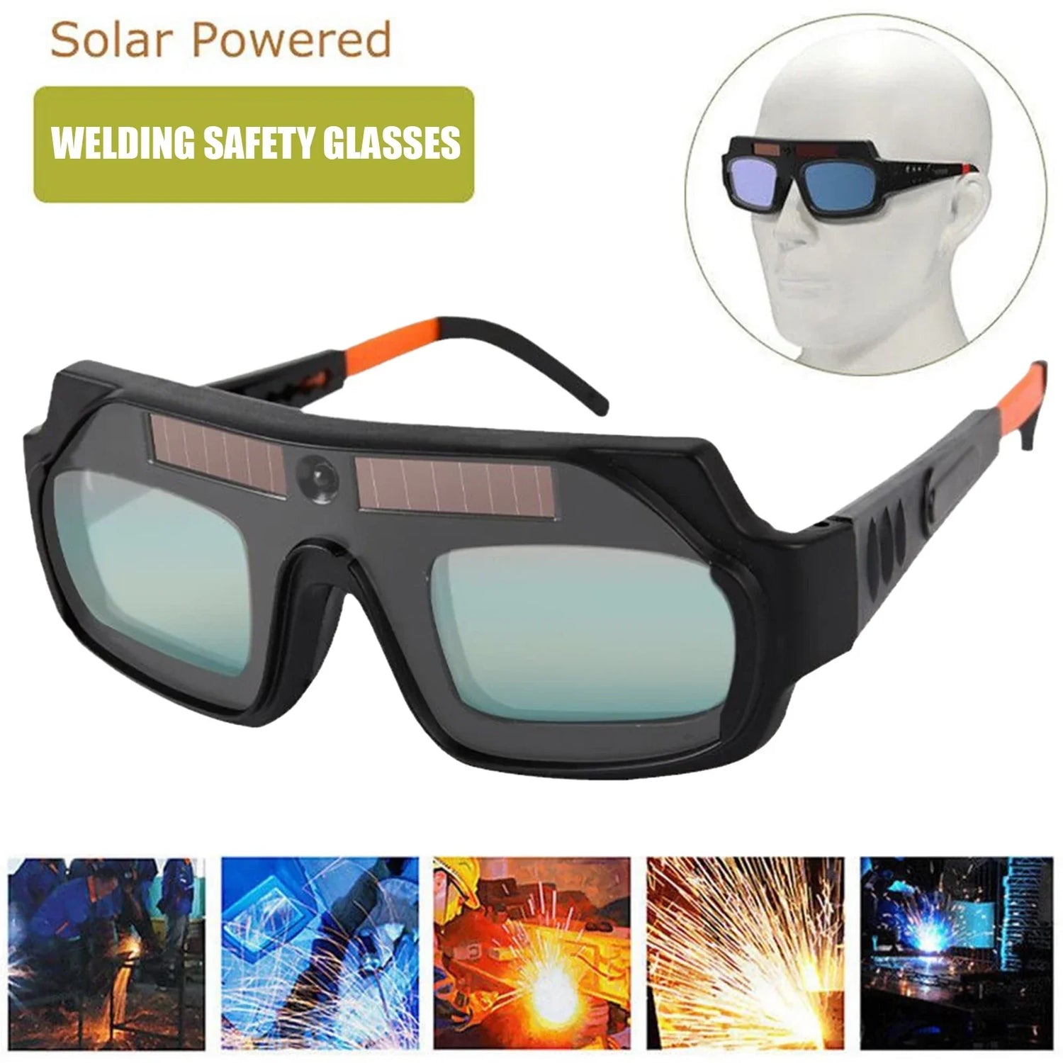 Auto Darkening Welding Goggles - UV-Resistant Solar Viewing Glasses with True Color Protection - Buzzastore