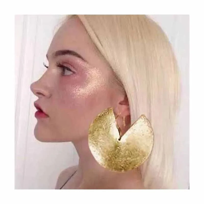 Big African Hammer Tribal Earrings for Women - Extra Oversized Boho Jewelry - Buzzastore