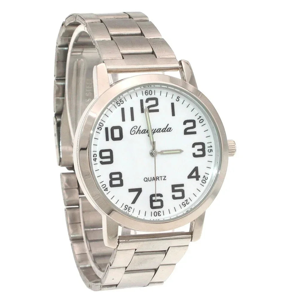 Waterproof Luxury Quartz Watch for Men Women - Stainless Steel Business Clock - Stylish Couple Timepieces - Buzzastore