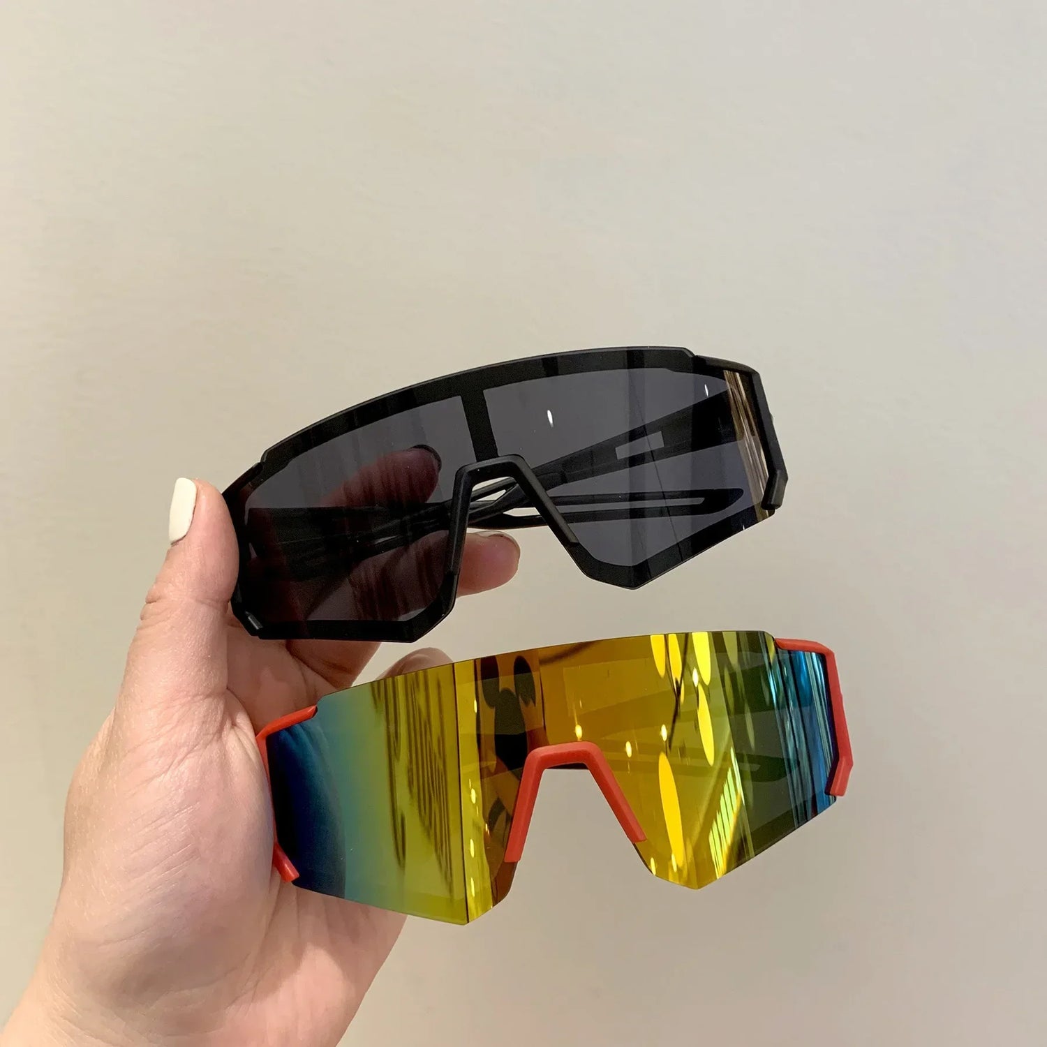 Vintage Fashion Glasses for Men Women - Colorful Lenses Durable PC Frame Perfect for Everyday Wear Photo Shoots - Buzzastore