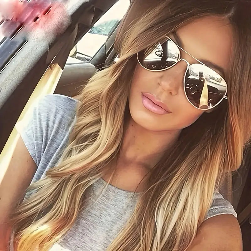 Fashionable Retro Color Mirror Glasses For Men And Women