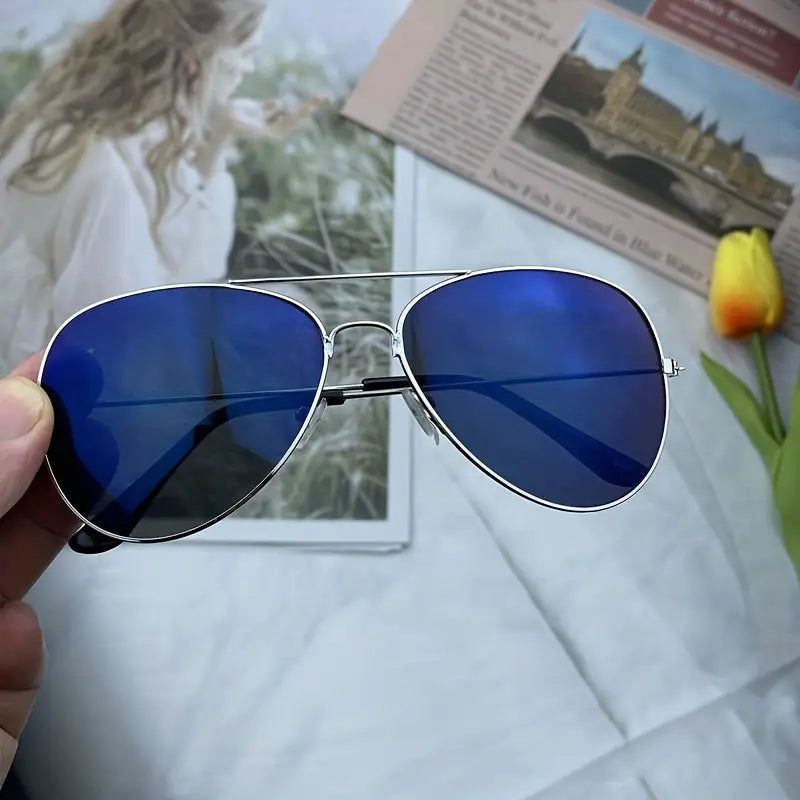 Fashionable Retro Color Mirror Glasses For Men And Women