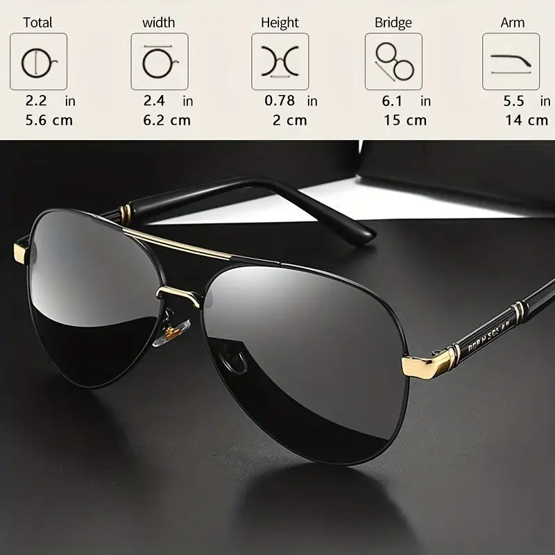 Polarized Fashion Glasses For Women & Men Large