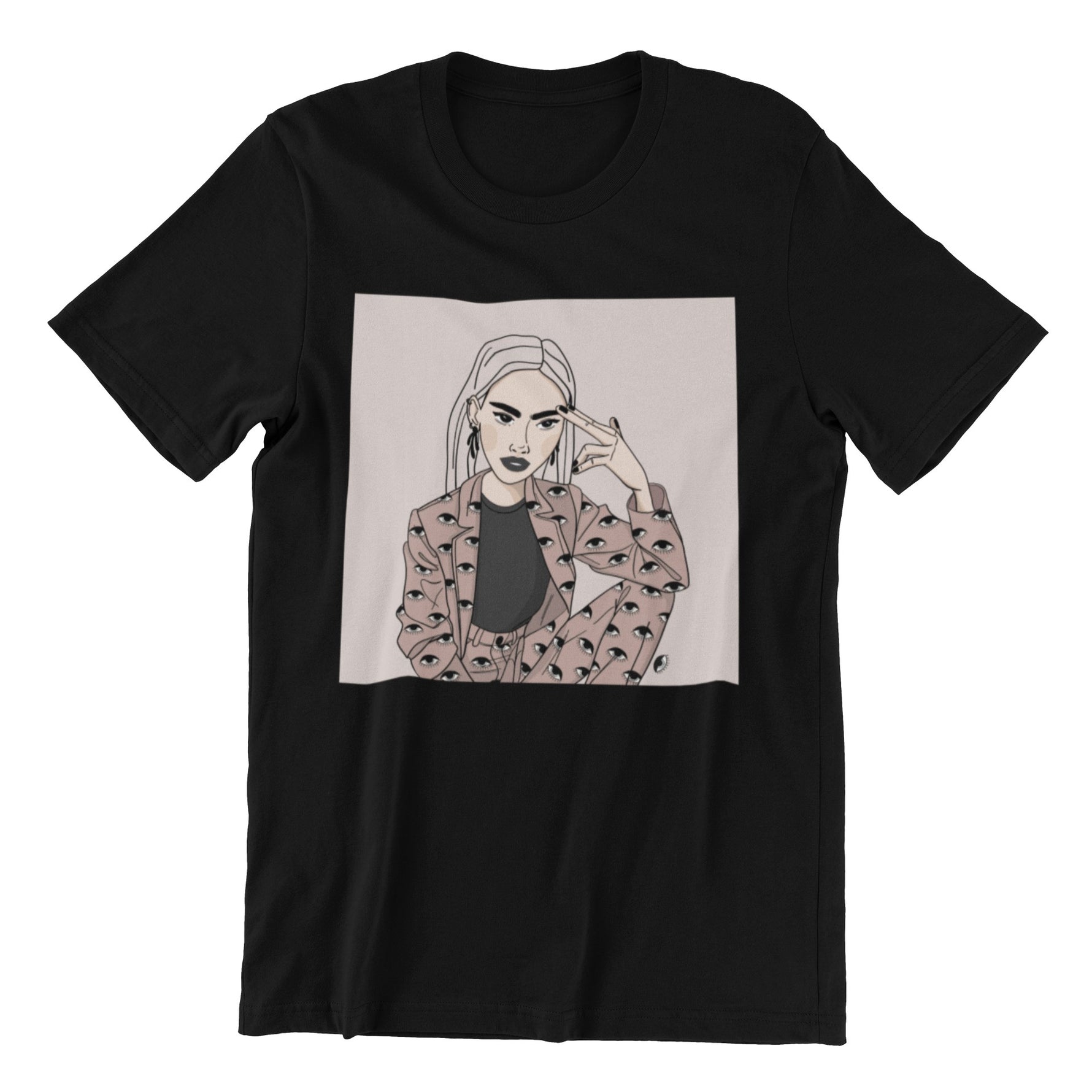 Unisex Organic Cotton T-shirt with Illustration - Stay Rad