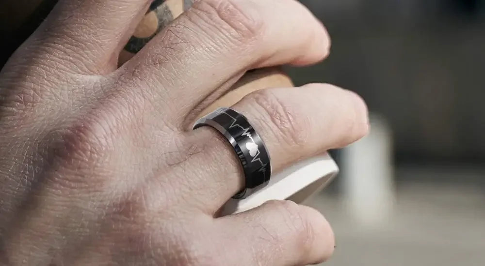 Black Celtic Dragon Wedding Ring - Buzzastore