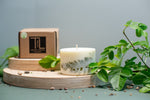 Hand-made Soy Wax Candle with Lemongrass Scent