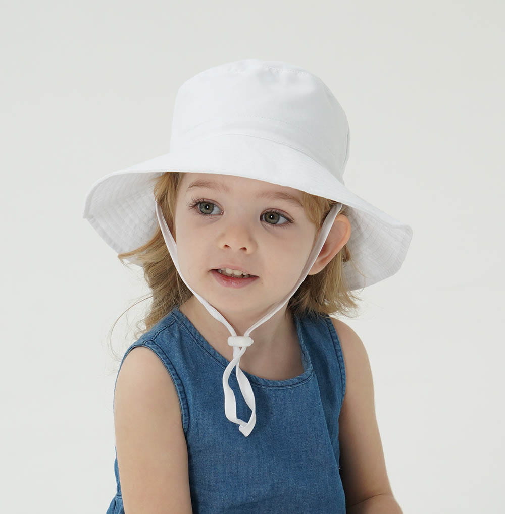 Summer Baby Sun Hats for Girls And Boys Beach Bucket Hats for Ages 0-8.
