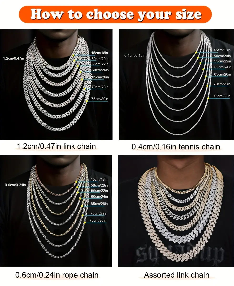 Gold Diamond Pendant Necklace Golden Rhinestone Pendant Necklace Diamond Pendant Miami Cuban Chain