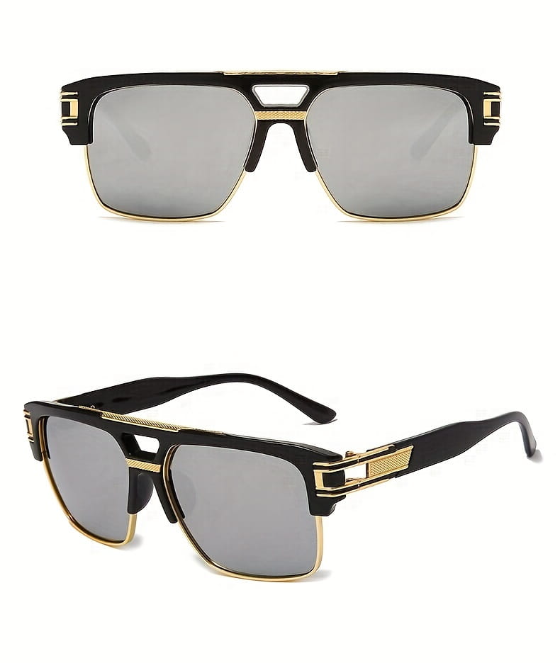 1pc Men’s New Outdoor Fishing Driving Large Frame Fashion Glasses Ideal choice for Gifts