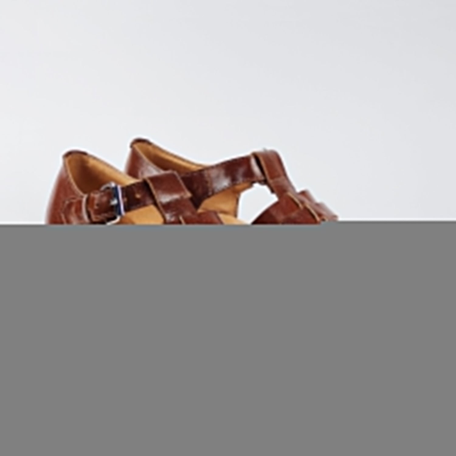 Handmade Leather Fisherman Sandals - Brown