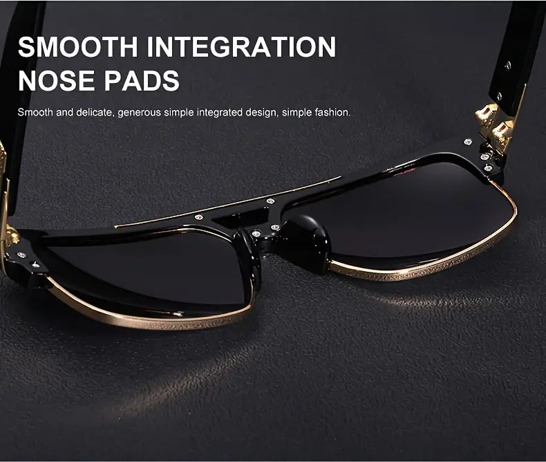 1pc Men’s New Outdoor Fishing Driving Large Frame Fashion Glasses Ideal choice for Gifts