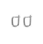 Honey Bee Hoopy Earrings - Rose Gold and Silver
