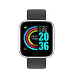 Bluetooth Smart Watch for Fitness Sleep Monitoring - Stylish Wristwatch for Men Women with Music Player - Buzzastore