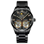 Black automatic wristwatch from AILANG, elegant men’s jewelry and watch accessory