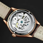 Automatic watch with visible gears, a stylish accessory for men’s watches and accessories