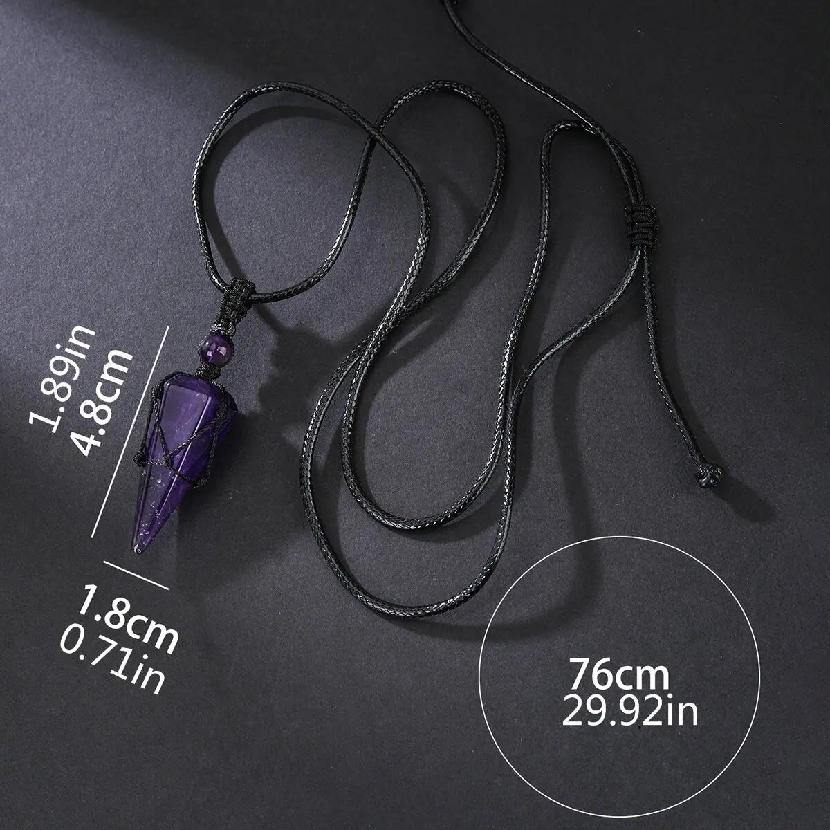 Amethyst Pendant Natural Stone Accessories