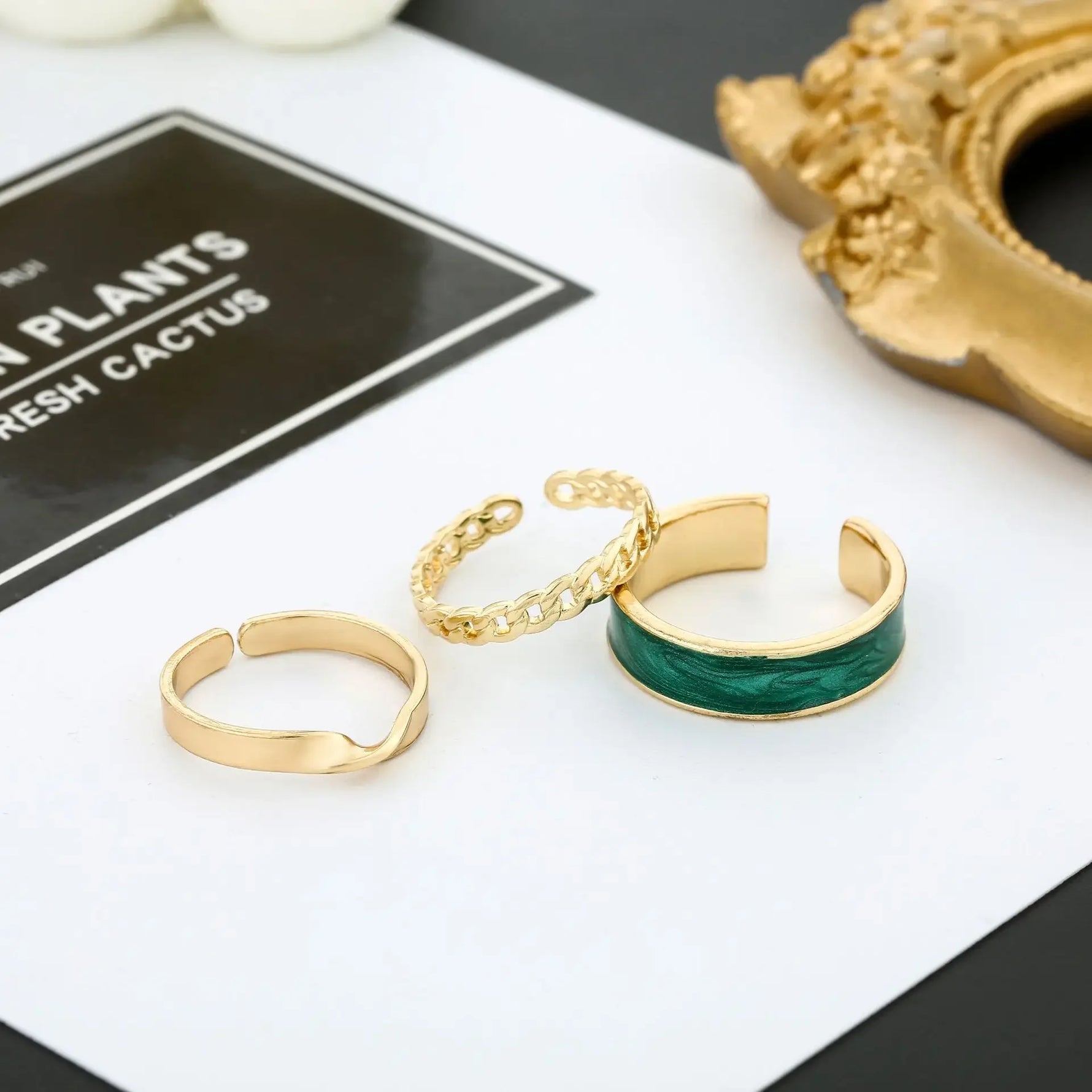 Stainless Steel Hip Hop Ring for Men Women - Adjustable Punk Minimalist Fashion Jewelry - Buzzastore