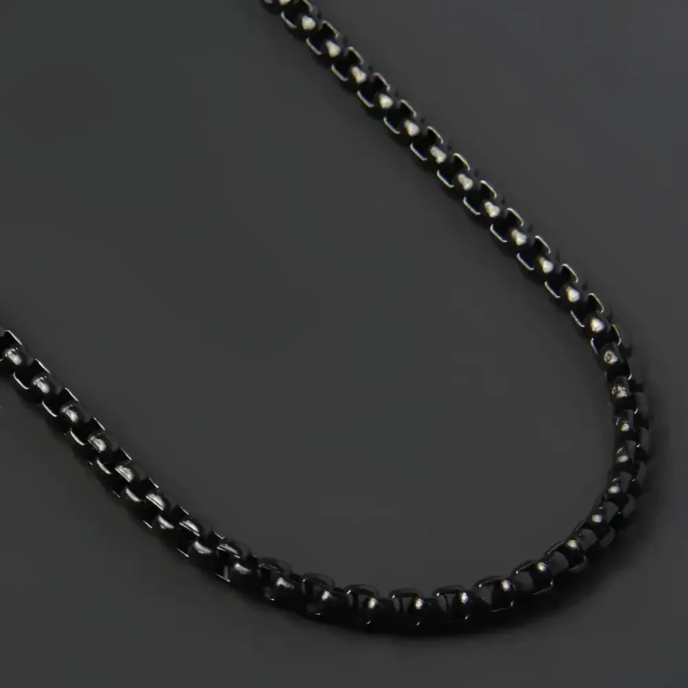 Stainless Steel Rectangle Pendant Necklace for Men - Stylish Fashion Accessory - Buzzastore
