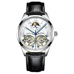 AILANG Mens Automatic Watch with Leather Band - Stylish Accessories for Any Occasion - Buzzastore