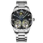 AILANG Mens Automatic Watch with Leather Band - Stylish Accessories for Any Occasion - Buzzastore