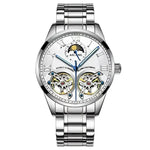 AILANG Mens Automatic Watch with Leather Band - Stylish Accessories for Any Occasion - Buzzastore
