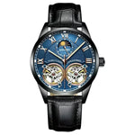 AILANG Mens Automatic Watch with Leather Band - Stylish Accessories for Any Occasion - Buzzastore