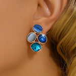 Colorful Geometric Earrings for Women Unique Bohemian Jewelry Gift - Buzzastore