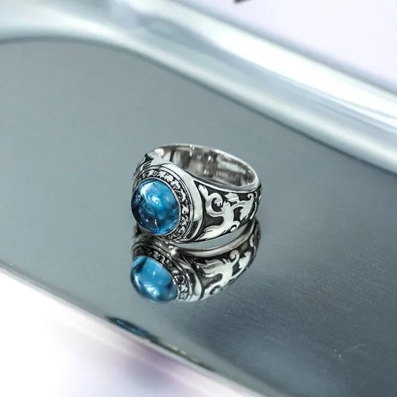 Anime Hitman Reborn Couples Ring - Trendy Silver Metal Fashion Pendant for Men and Women - Buzzastore