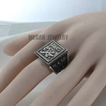 Islamic Muhammed Ring for Men Women - Unique Allah Jewelry Gift - Buzzastore