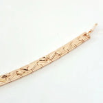 Luxury Mens Link Bracelet - 19CM Long 6MM Wide Handcrafted Catenary Design - Buzzastore