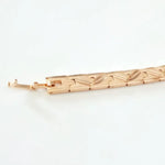 Luxury Mens Link Bracelet - 19CM Long 6MM Wide Handcrafted Catenary Design - Buzzastore