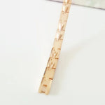 Luxury Mens Link Bracelet - 19CM Long 6MM Wide Handcrafted Catenary Design - Buzzastore