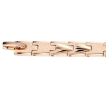 Luxury Mens Link Bracelet - 19CM Long 6MM Wide Handcrafted Catenary Design - Buzzastore