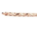 Luxury Mens Link Bracelet - 19CM Long 6MM Wide Handcrafted Catenary Design - Buzzastore