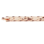 Luxury Mens Link Bracelet - 19CM Long 6MM Wide Handcrafted Catenary Design - Buzzastore