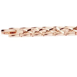 Luxury Mens Link Bracelet - 19CM Long 6MM Wide Handcrafted Catenary Design - Buzzastore