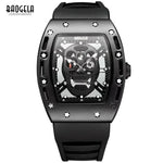 Luminous Skeleton Skull Quartz Watch for Men - BAOGELA Fashion Timepiece - Buzzastore