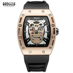 Luminous Skeleton Skull Quartz Watch for Men - BAOGELA Fashion Timepiece - Buzzastore