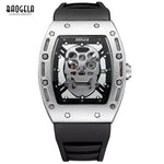 Luminous Skeleton Skull Quartz Watch for Men - BAOGELA Fashion Timepiece - Buzzastore