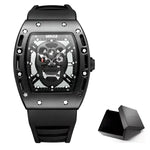 Luminous Skeleton Skull Quartz Watch for Men - BAOGELA Fashion Timepiece - Buzzastore