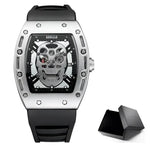 Luminous Skeleton Skull Quartz Watch for Men - BAOGELA Fashion Timepiece - Buzzastore