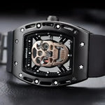 Luminous Skeleton Skull Quartz Watch for Men - BAOGELA Fashion Timepiece - Buzzastore