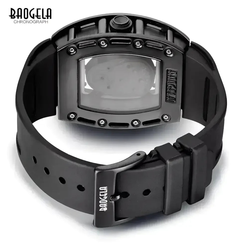 Luminous Skeleton Skull Quartz Watch for Men - BAOGELA Fashion Timepiece - Buzzastore