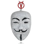 V for Vendetta Hip Hop Necklace by KeloKang - Stylish Accessory for Fans - Buzzastore