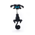 Cartoon Cat Belly Piercing for Women - 316L Stainless Steel Long Flower Navel Jewelry with Zircon - Buzzastore