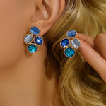 Colorful Geometric Earrings for Women Bohemian Ear Piercing Jewelry Gift - Buzzastore