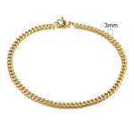 Vnox Silver Chunky Miami Curb Chain Bracelet for Men - Buzzastore